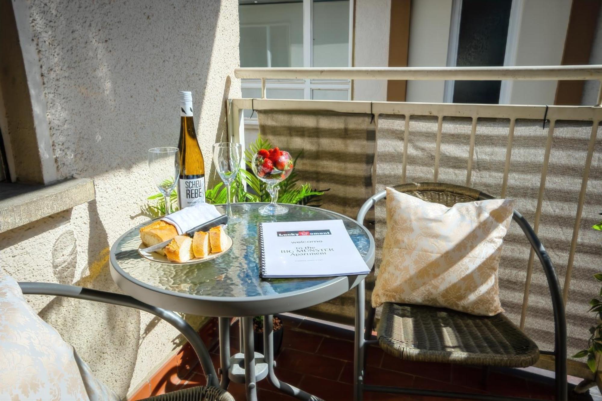 The Big Muenster Fuer Bis Zu 12, Whirlpool, Sauna, Zentral, Tischfussball, Balkon, Gasgrill 울름 외부 사진